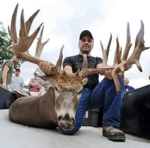 The "Lucky Buck" ran out of luck when it moved past Wisconsin bowhunter Wayne Schumacher's bowstand on Sept. 20.